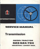 Thumbnail IH 523/624/724/3654 transmission service repair manual 