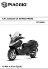 Thumbnail Piaggio X8 400 Euro 3 Catalogue of Spare Parts manual 