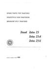 Thumbnail zetor 25 25a 25k spare parts manual 