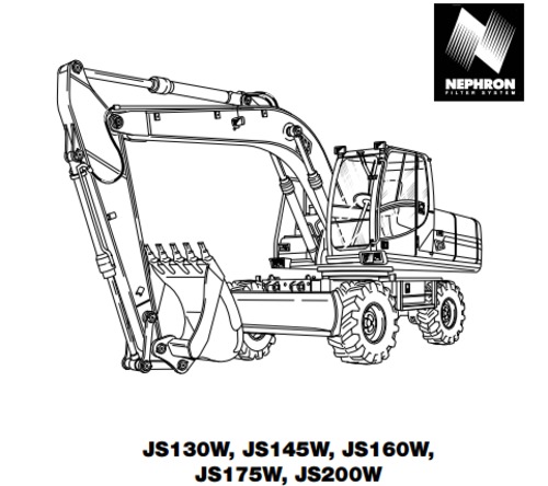 Product picture JCB JS130W,JS145W,JS160W,JS175W,JS200W-Operator Handbook