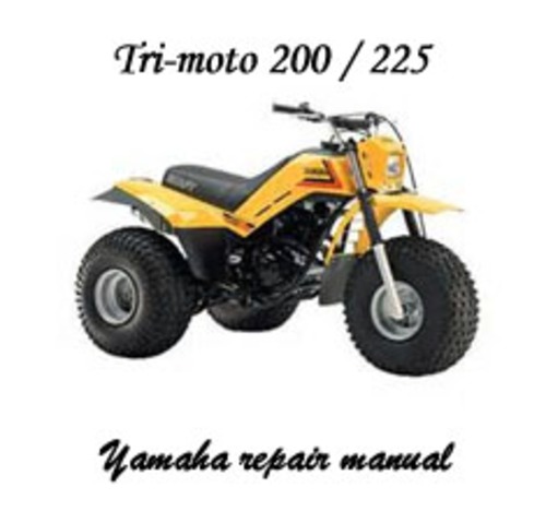 Product picture Yamaha Tri-moto 200 and 225 Service Manual Repair 1983-1986