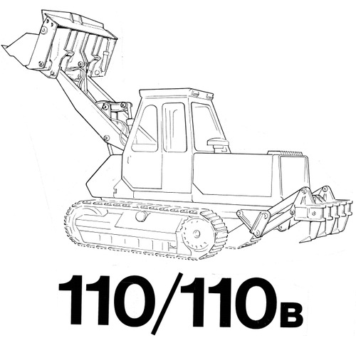 Product picture JCB110, 110B Series Parts Catalogue Manual 9802-2200 