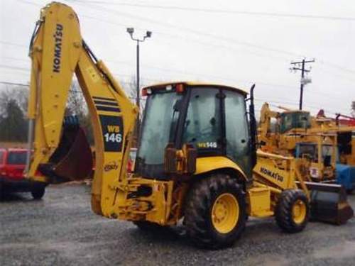 Product picture WB146-5 BACKHOE LOADER SERVICE SHOP REPAIR MANUAL
