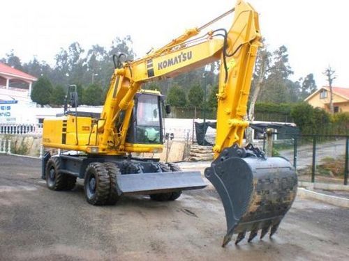 Product picture PW170ES-6 WHEELED EXCAVATOR OPERATION & MAINTENANCE MANUAL 