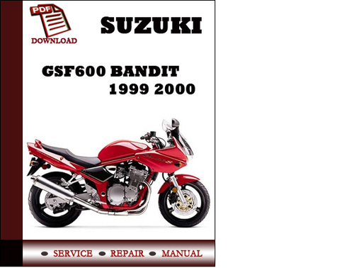 Product picture Download 1999-2000 GSF600 Bandit Service Repair Manual